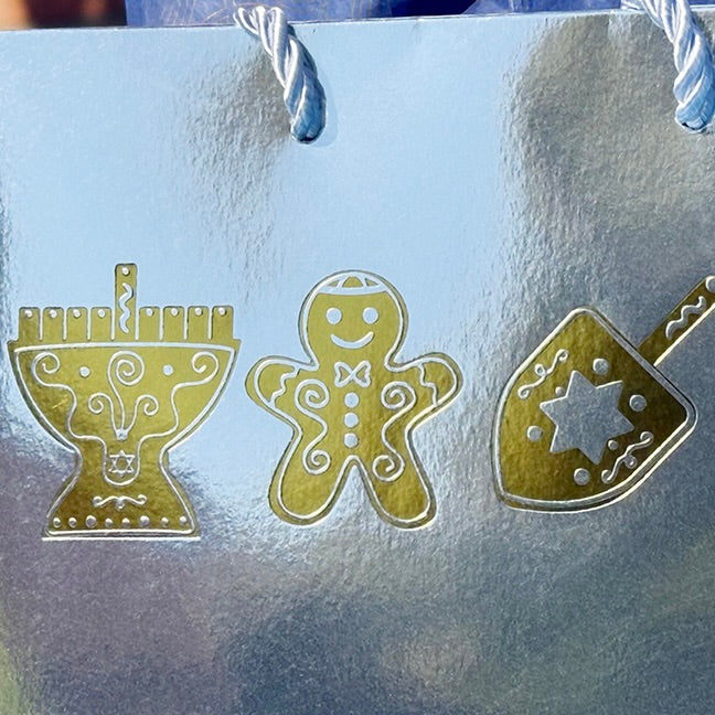 Gingerbread Hanukkah Gift Bag