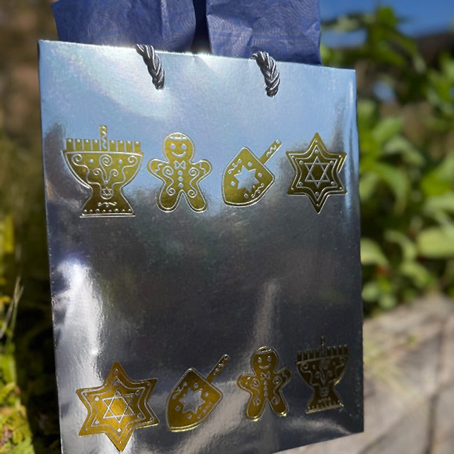 Gingerbread Hanukkah Gift Bag