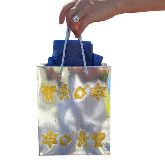 Gingerbread Hanukkah Gift Bag
