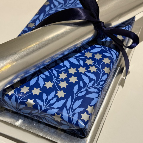 Silver Foil Gift Wrap