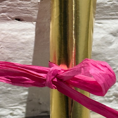 Gold Foil Gift Wrap